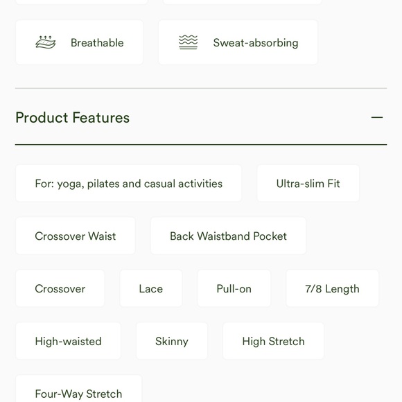 HALARA Black Leggings 7/8 length - Picture 4 of 4